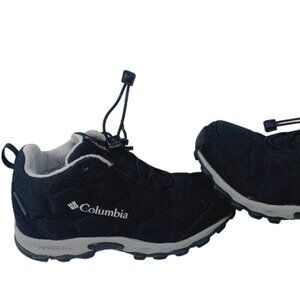 Columbia Boys' Black Monument Firecamp Mid 2 Waterproof Outdoor Shoes Size 3